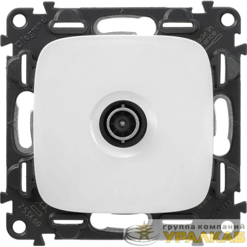 Механизм розетки TV оконечной Valena Allure 1 выход 10дБ 0-862МГц с лиц. панелью бел. Leg 753760 детальная картинка