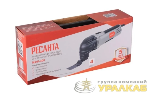Инструмент многофункциональный (реноватор) МФИ-400 в кейсе Ресанта 75/4/2 детальная картинка