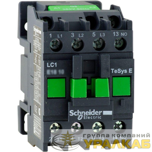Контактор 3п 9А 1НО 220В AC TeSys E SchE LC1E0910M5 детальная картинка