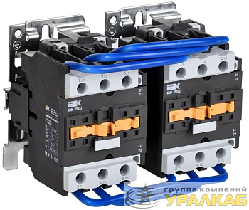Контактор КМИ-35032 реверс 50А 230В/АС3 2НО 2НЗ IEK KKM33-050-230-22-1