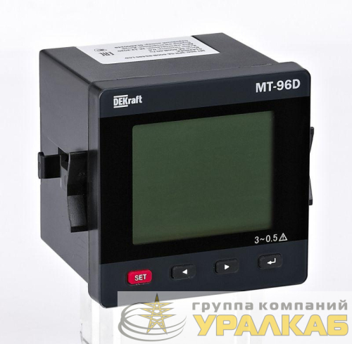 Мультиметр цифровой МТ-72D 3ф вх. 600В 5А 72х72мм LCD-дисплей DEKraft 51408DEK