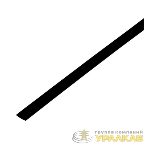 Трубка термоусадочная ТУТ нг 4.0/2.0 черн. 1м Rexant 