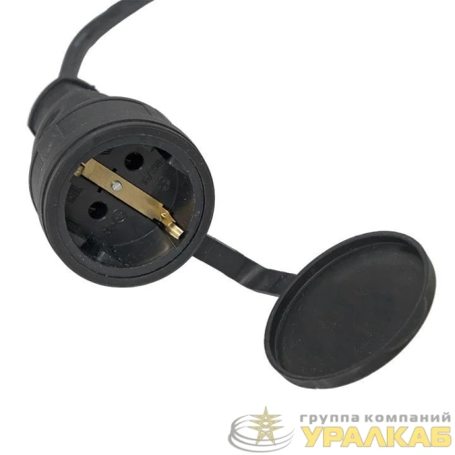 Удлинитель-шнур 1х50м с заземл. 16А IP44 Зевс 2.0 4кВт КГ 3х2.5 PROxima EKF USB02-16-325-1-50-IP44 детальная картинка