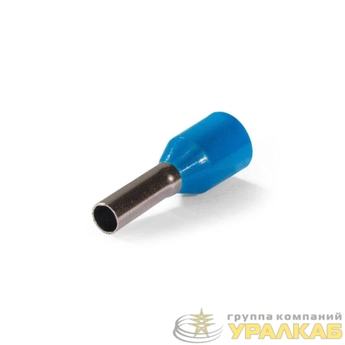 Наконечник штыревой втулочный изолированный НШВИ 2.5-8 ЕВРО син. КВТ 