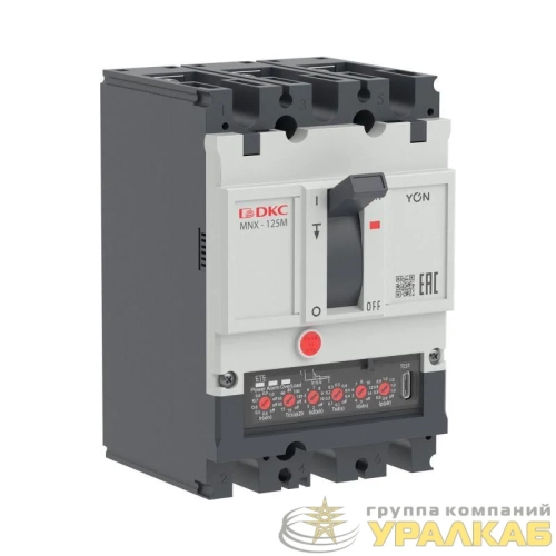 Выключатель автоматический 3P 63А 100кА pro MNX125M при AC415V расцепитель ETE YON 