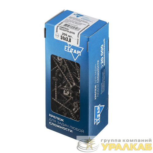 Саморез ШСГД 3.8х51 (уп.200шт) Tech-Krep/Zitar 102125 детальная картинка