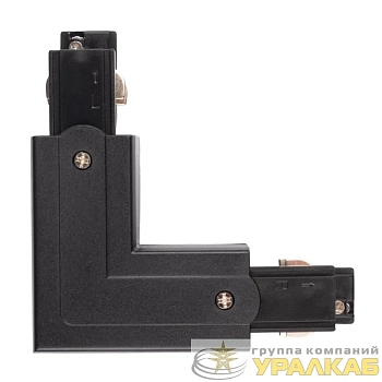Аксессуар к шинопроводу трехфазному 3P PTR CL-BL OUT коннектор внешний Pro+ черн. JazzWay 5063112