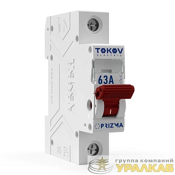 Выключатель нагрузки модульный 1п 63А PRIZMA TOKOV Electric TKE-PZ60-MDSI-1-63