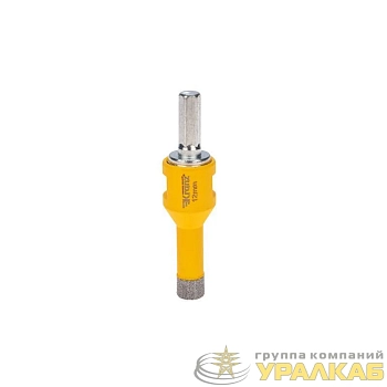 Коронка алмазная профессиональная по керамограниту и железобетону М14 вакуумное спекание 12мм для УШМ Kranz 