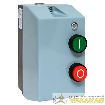 Пускатель в корпусе КМЭ 9А 400В с РТЭ Ir-4-6А и индикатором IP65 EKF ctrp-r-9-400v-6A-led