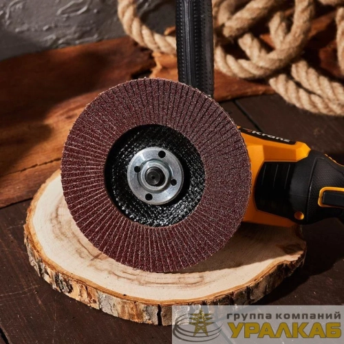Круг лепестковый торцевой P80 150х22.2мм Kranz KR-90-0020 детальная картинка
