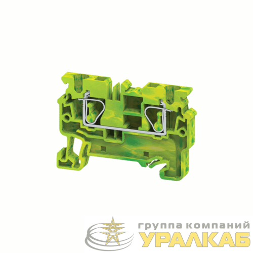 Клемма заземляющая пружинная OptiClip CXG-4-PE-(0.2-4) КЭАЗ 289760