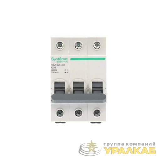 Выключатель автоматический 3п City9 Set (АВ) С 25А 6кА 400В SE 