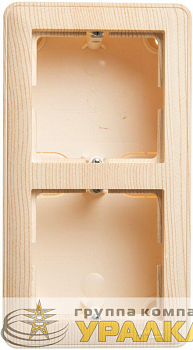 Коробка подъемная 2-м ОП W59 с рамкой сосна SE KP-252-78