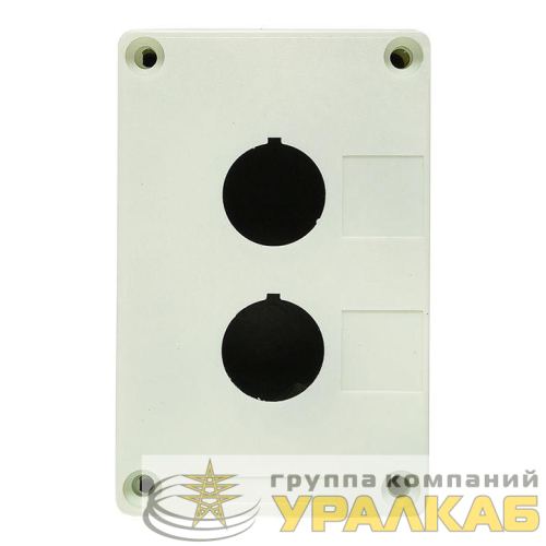 Корпус КП 102 2 кнопки белый EKF cpb-102-w