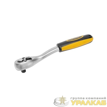 Ключ-трещотка для торцовых головок 1/4 СrV 72 зубца Kranz KR-12-8403