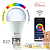 Лампа светодиодная Умная HomeConnect 8Вт WIFI RGBW E27 EKF 