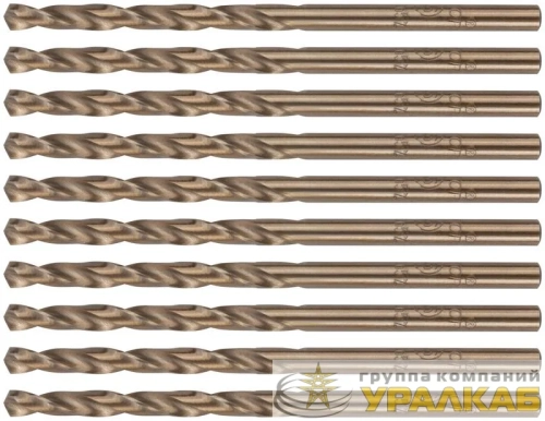 Набор сверл по металлу Profi 3.5х70мм с кобальтом 5проц. (уп.10шт) Cutop 