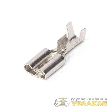 Разъем плоский неизолир. луженый РП-М(л) 2.5-(6.3) КВТ 