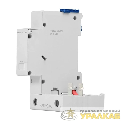 Устройство защиты от дугового пробоя (УЗДП) OptiDin AFDD-63-УХЛ3 КЭАЗ 