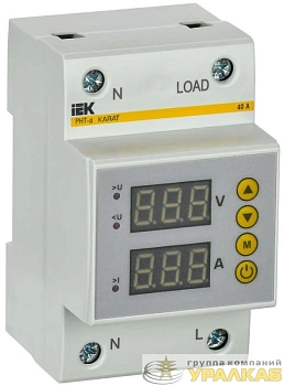 Реле напряжения и тока РНТ-д 1ф 54мм 40А IEK IVC31-1-40