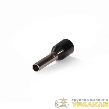 Наконечник штыревой втулочный изолированный НШВИ 1.5-8 ЕВРО черн. КВТ 