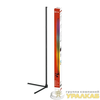 Светильник светодиодный ТСО 01Ч 12Вт RGB напольн. с пультом ДУ с адаптером черн. IN HOME 