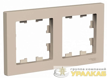 Рамка 2-пост. AtlasDesign универс. песочн. SE ATN001202