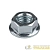 Гайка с фланцем М10 DIN 6923 INOX EKF 