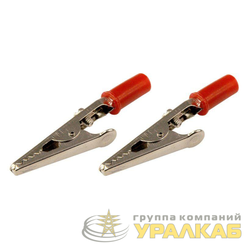 Зажим "крокодил" 15А 53мм (блист.2шт) Rexant 06-0144-A2 детальная картинка