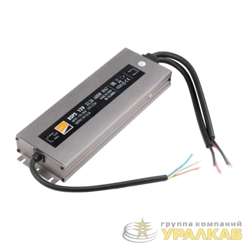 Блок питания для светодиод. ленты BSPS 12В 33.30А=400Вт IP67 JazzWay 