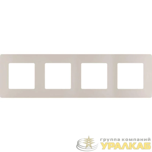 Рамка 4-м Etika сл. кость IEK 