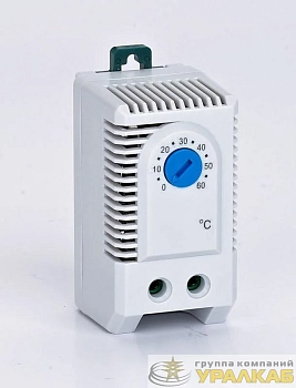 Термостат с НО контактом от 0 до +60град.C 250В DEKraft 