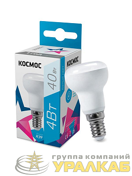 Лампа светодиодная R39 4Вт 220В E14 4500К Космос Lksm_LED4wR39E1445