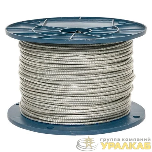 Трос в оплетке ПВХ 2/3мм (уп.200м) EKF 