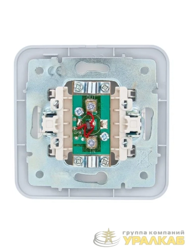 Розетка телевизионная проходная TV СП ASTI IP20 в сборе жемчуж./бел. перламутр. LEZARD 7081-3030-129 детальная картинка