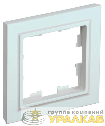 Рамка 1-м BRITE РУ-1-БрЖ жемчуж. IEK BR-M12-K36