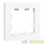 Рамка 1-м Эпика пластик бел. EKF 
