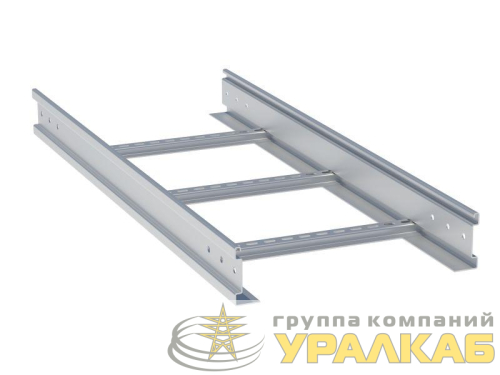 Лоток лестничный 150х400 L3000 2мм усилен. HDZ EKF LTP150400-2-HDZ детальная картинка