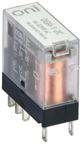 Реле общего назначения OGR-1 2C 24В DC ONI OGR-1-2C-DC24V детальная картинка