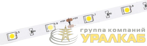 Лента светодиодная LED LSR-5050W30-7.2-IP20-12В (уп.5м) IEK LSR2-2-030-20-3-05 детальная картинка
