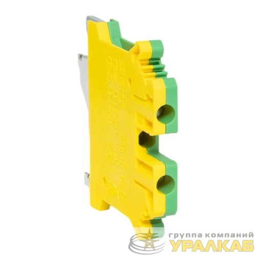 Колодка клеммная винтовая 2.5 UT земля EKF scr-ut-2.5-pe