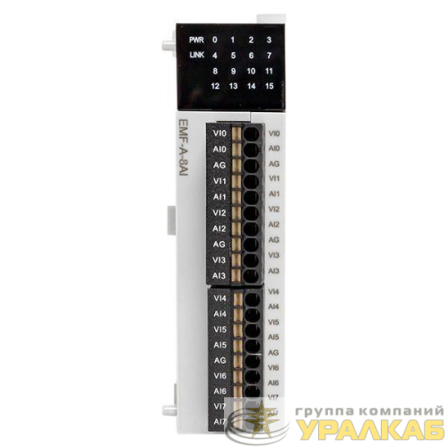 Модуль аналогового ввода EMF 8 PRO-Logic (без поверки) PROxima EKF EMF-A-8AI детальная картинка