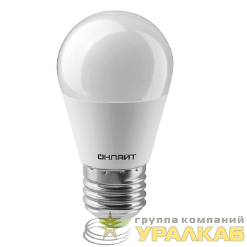 Лампа светодиодная 61 970 OLL-G45-10-230-6.5K-E27 10Вт ОНЛАЙТ 61970