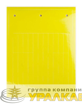 Табличка эластичная клейкое основание винил желт. (уп.330шт) DKC TAF359AY