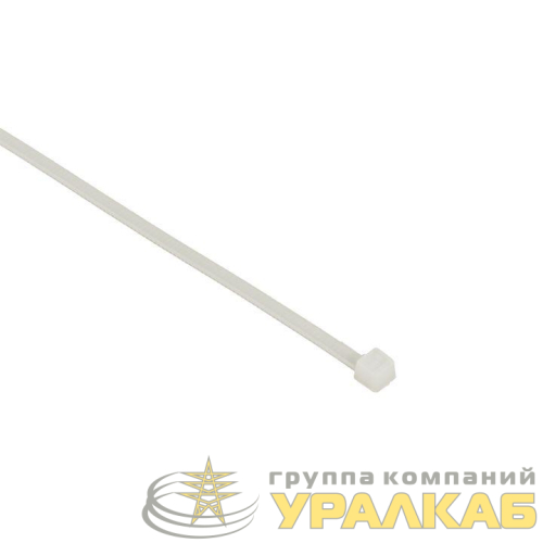 Хомут кабельный 2.5х200 нейл. бел. (уп.100шт) EKF plc-c-2.5x200 детальная картинка