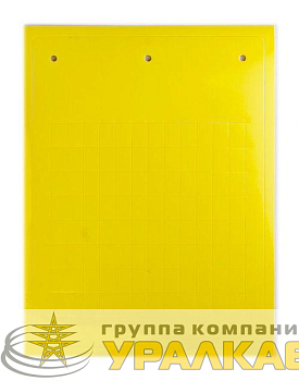 Табличка эластичная клейкое основание винил желт. (уп.1050шт) DKC TAF156AY