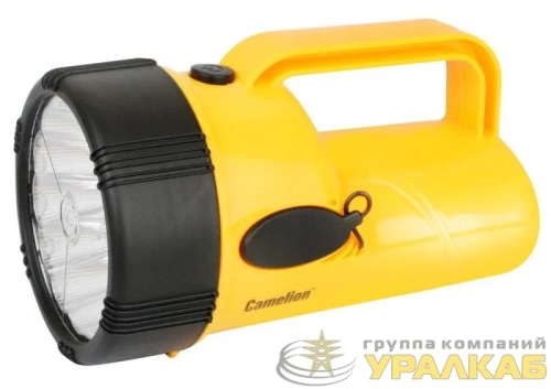 Фонарь аккумуляторный LED29314 19LED аккум. 4В 2.3А.ч 220В желт. Camelion 