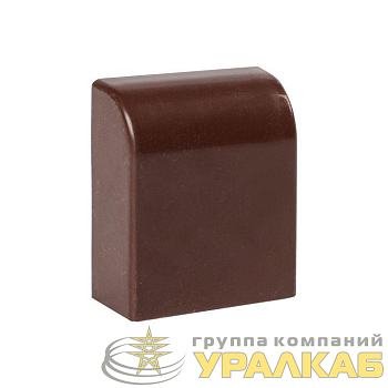 Заглушка 20х10 под темн. дерево Plast PROxima (уп.4шт) EKF 