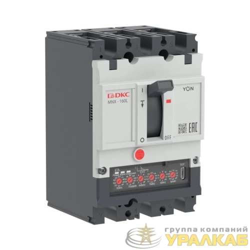 Выключатель автоматический 3P 160А 70кА pro MNX160L при AC415V расцепитель ETE YON 